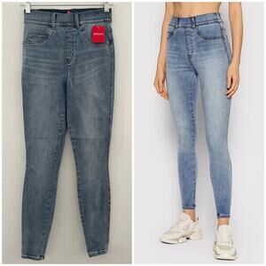 Spanx Skinny Jeans Women's XS in Light Vintage Wash Pull-On Shaping Denim NWT